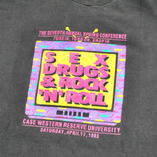 Vintage Case Western Reserve Sex Drugs & Rock N Roll 1993 Shirt Size Large