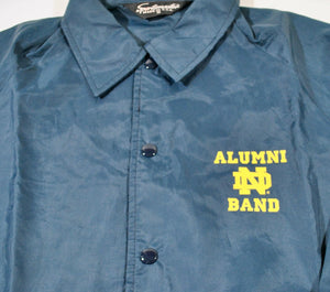 Vintage Notre Dame Fighting Irish Alumni Band Jacket Size Medium