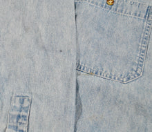Vintage Austin College Denim Button Shirt Size X-Large