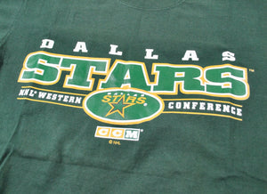 Vintage Dallas Stars Shirt Size Medium