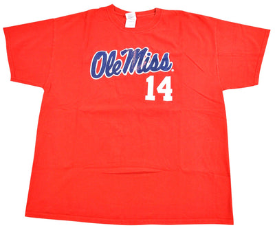 Vintage Ole Miss Rebels Olemaha College Baseball Shirt Size X-Large