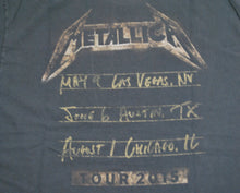 Metallica 2015 Tour Shirt Size 2X-Large