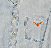 Vintage Texas Longhorns Denim Button Shirt Size X-Large