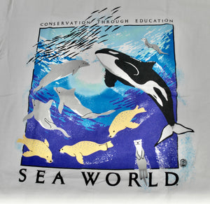 Vintage Sea World Shirt Size Large