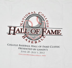 Vintage College Baseball Hall of Fame Shirt Size Large