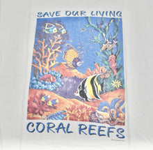 Vintage Save Our Living Coral Reefs 1994 Shirt Size Large