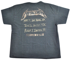 Metallica 2015 Tour Shirt Size 2X-Large