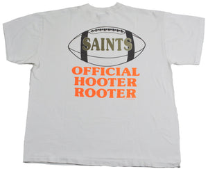 Vintage New Orleans Saints Hooters Shirt Size X-Large