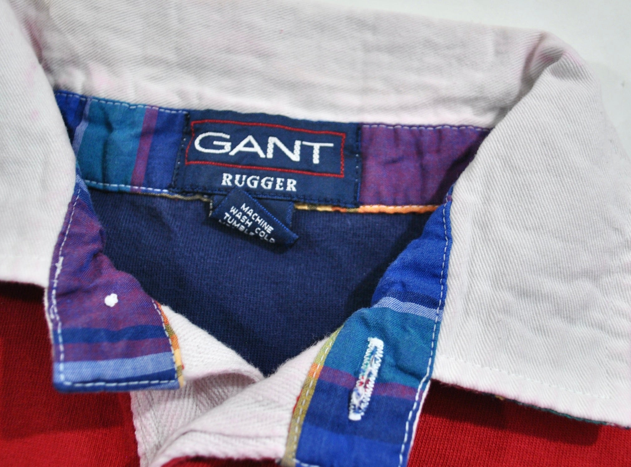 Gant, Shirts, Gant Vintage Rugby Shirt Sz L
