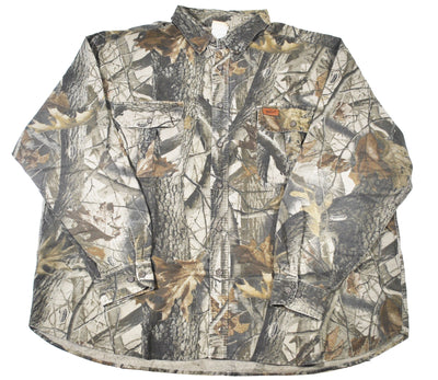 Vintage Woolrich Camo Button Shirt Size 3X-Large