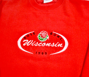 Vintage Wisconsin Badgers 1999 Rose Bowl Sweatshirt Size X-Large
