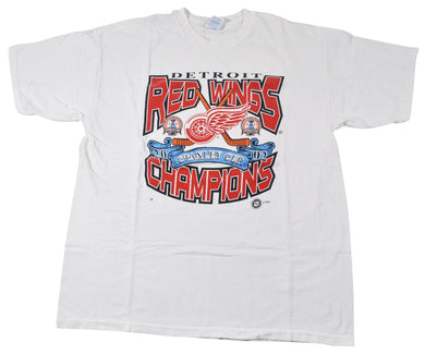 Vintage Detroit Red Wings 2002 Stanley Cup Shirt Size X-Large