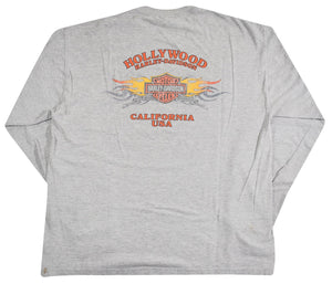Vintage Harley Davidson Hollywood California Shirt Size X-Large