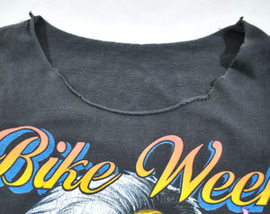 Vintage Bike Week 1999 Daytona Beach Crop Shirt Size Large