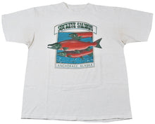Vintage Sockeye Salmon Alaska Shirt Size X-Large