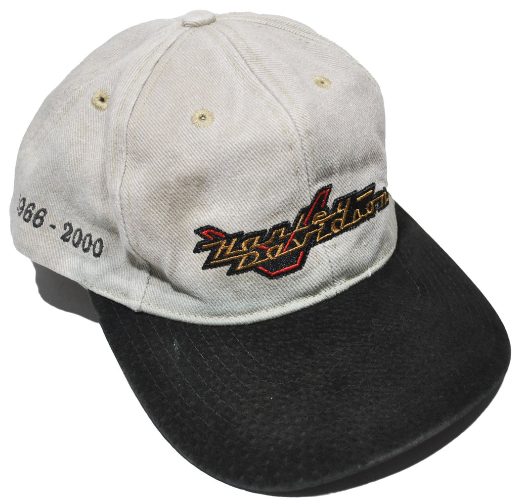 Vintage Harley Davidson Strap Hat