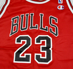 Vintage Chicago Bulls Michael Jordan Champion Brand Jersey Size Youth X-Large