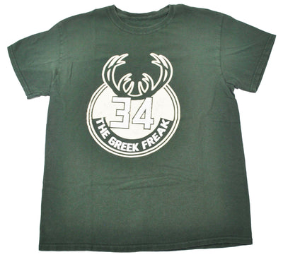Vintage Milwaukee Bucks The Greek Freak Shirt Size Small