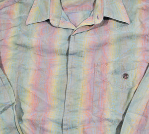 Vintage Mondo Made in Italy Button Shirt Size Large