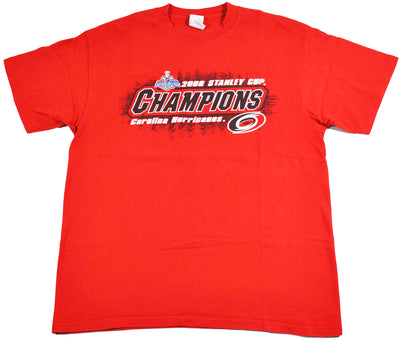 Vintage Carolina Hurricanes 2006 Stanley Cup Shirt Size Large