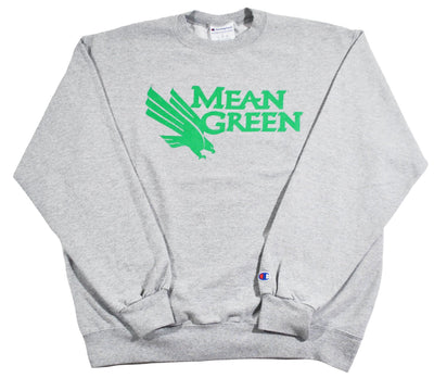 Vintage North Texas Mean Green Champion Brand Sweatshirt Size Large