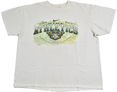 Vintage Oakland Athletics Nike Made in USA Baseball Shirt Size Large