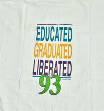 Vintage Class of 1993 Educated Graduated Liberated Shirt Size X-Large