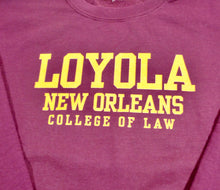 Vintage Loyola New Orleans College of Law Sweatshirt Size Small