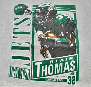 Vintage New York Jets Blair Thomas Shirt Size X-Large