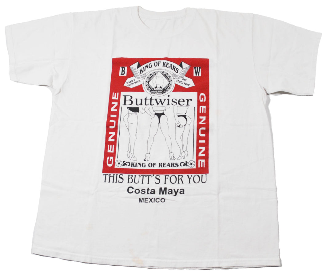 Vintage Buttwiser Mexico Shirt Size X-Large