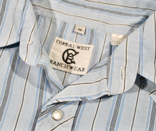 Vintage Corral West Ranch Wear 80s Button Shirt Size Medium