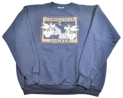 Vintage Christmas Angels Sweatshirt Size 2X-Large