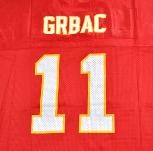 Vintage Kansas City Chiefs Elvis Grbac Starter Brand Jersey Size Small