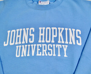 John Hopkins University Champion Brand Sweatshirt Size Large