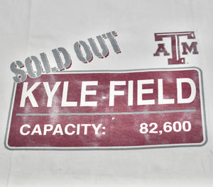 Vintage Texas A&M Aggies Kyle Field Sold Out Shirt Size X-Large