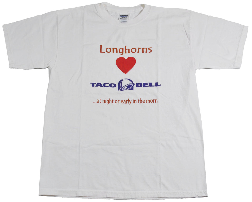 Vintage Texas Longhorns Taco Bell Shirt Size Large
