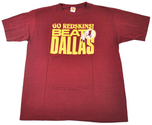 Vintage Washington Redskins Beat Dallas Shirt Size Large