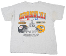 Vintage Green Bay Packers Pittsburgh Steelers Super Bowl Shirt Size Large