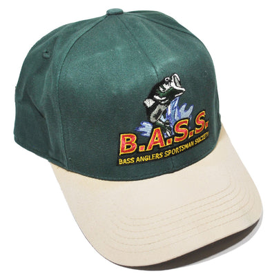 Vintage Bass Anglers Sportsman Society Fishing Strap Hat