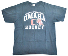 Vintage University of Nebraska Omaha Hockey Shirt Size Large