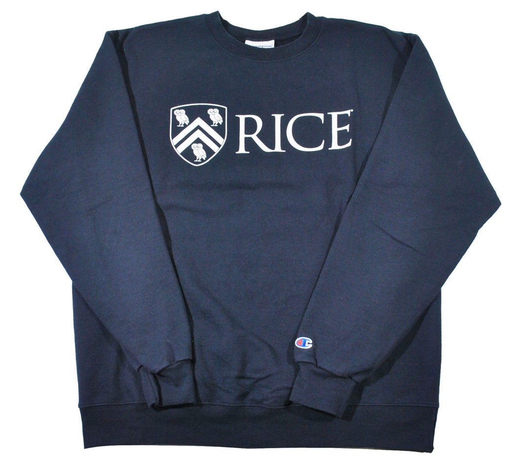 Rice Owls Champion Brand Sweatshirt Size Large