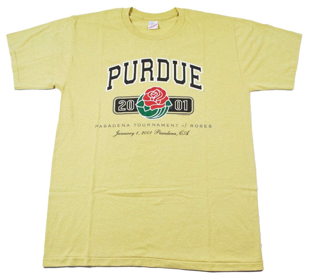 Vintage Purdue Boilermakers 2001 Rose Bowl Shirt Size X-Large