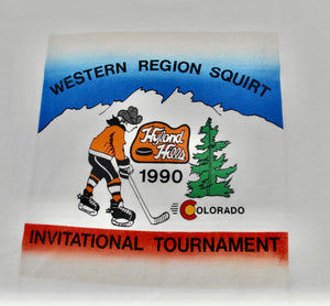 Vintage Western Region Squirt 1990 Colorado Hockey Shirt Size Medium