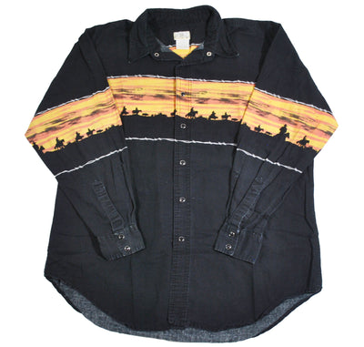 Vintage Express Rider Button Shirt Size X-Large