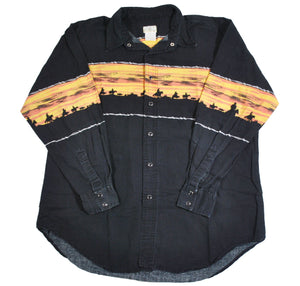 Vintage Express Rider Button Shirt Size X-Large