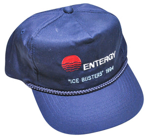 Vintage Entergy Ice Busters 1994 Leather Strap Hat