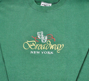 Vintage Broadway New York Sweatshirt Size Large