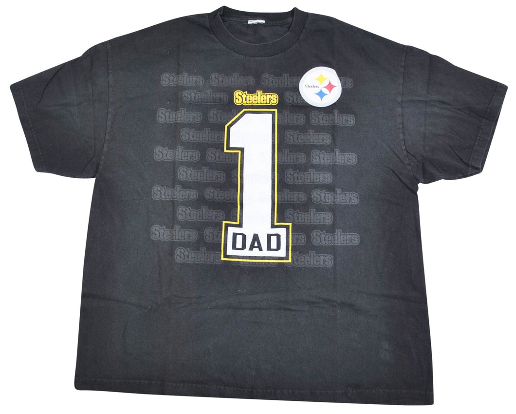 Vintage Pittsburgh Steelers #1 Dad Shirt Size X-Large