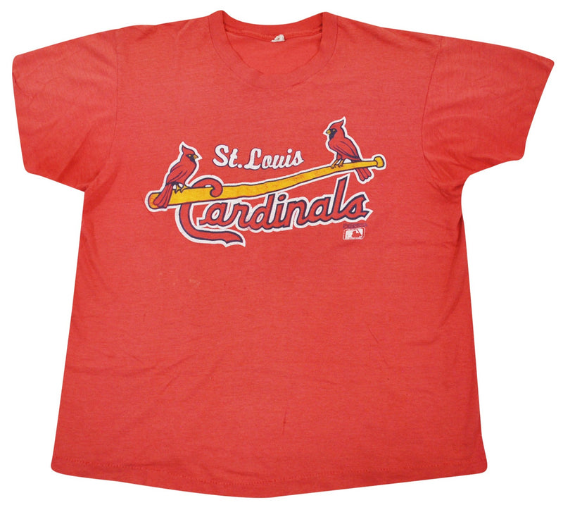 80s Vintage St. Louis Cardinals MLB Baseball Raglan T-Shirt - Medium