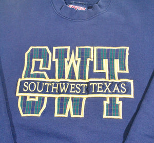 Vintage Southwest Texas Bobcats Made in USA Sweatshirt Size Large